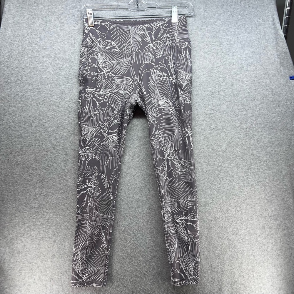 CALIA by Carrie Underwood Gray Floral Leggings